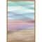 Soft Summer I Warm Abstract by Mercedes Lopez Charro 16-in. W x 23-in. H. Canvas Wall Art Print Framed in Natural